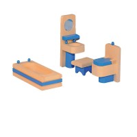 Set mobilier Baie pentru case de papusi WoodyLand Set mobilier Baie pentru case de papusi WoodyLand